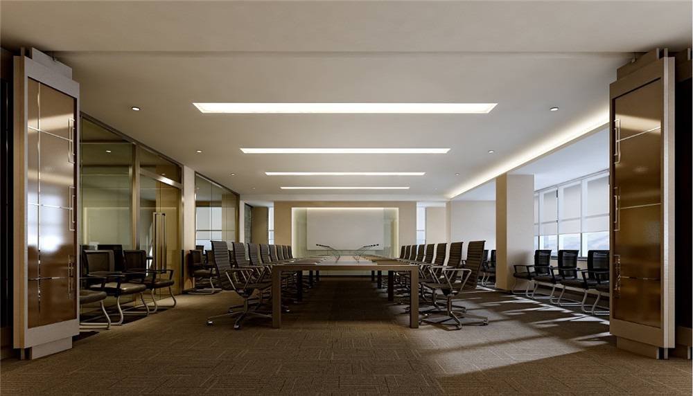 点击大图看下一张：现代会议室装修案例
