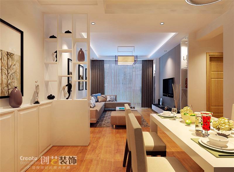 点击大图看下一张:现代现代风格餐厅装修案例