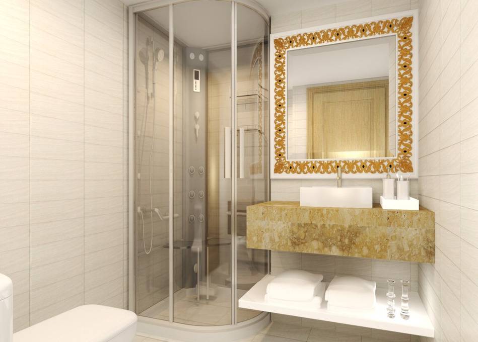 点击大图看下一张:欧式卫生间效果图