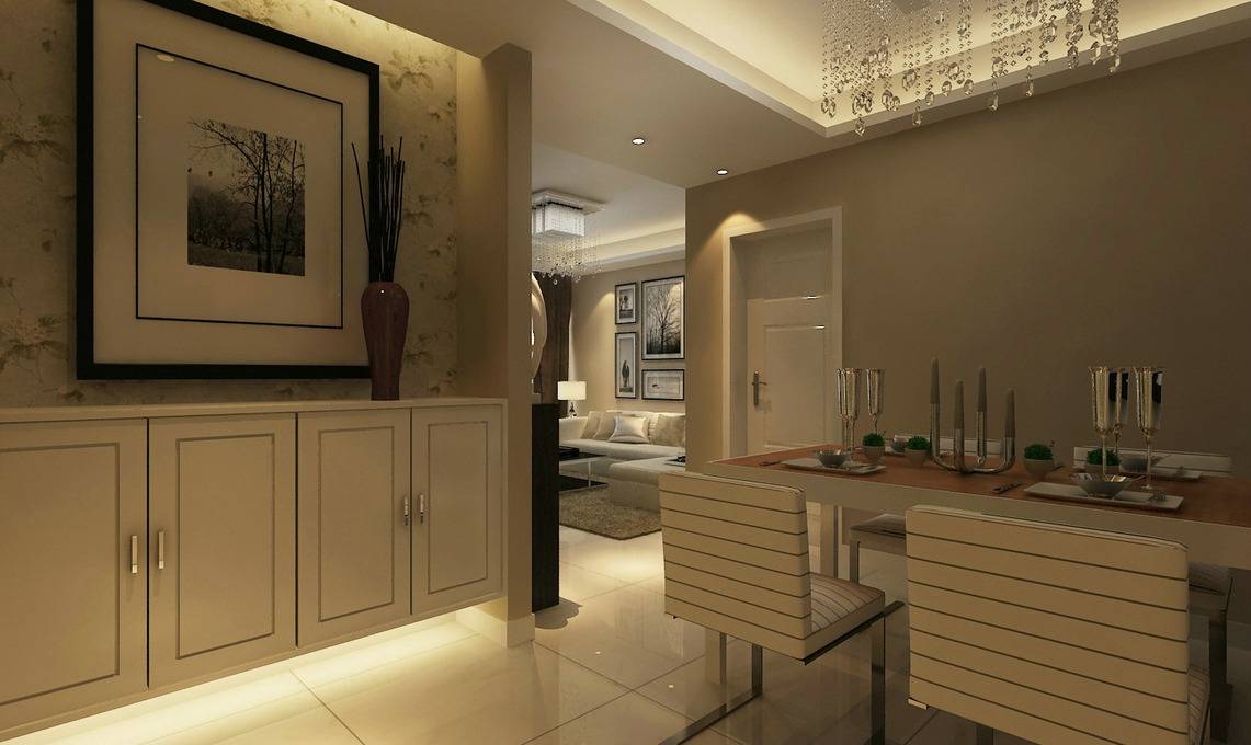 点击大图看下一张:现代餐厅设计方案