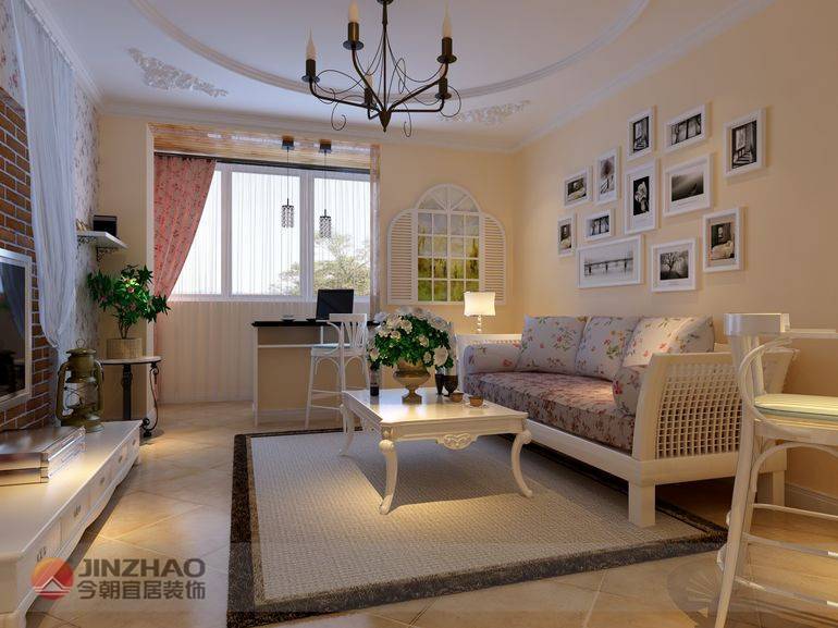 点击大图看下一张:现代简约客厅设计方案