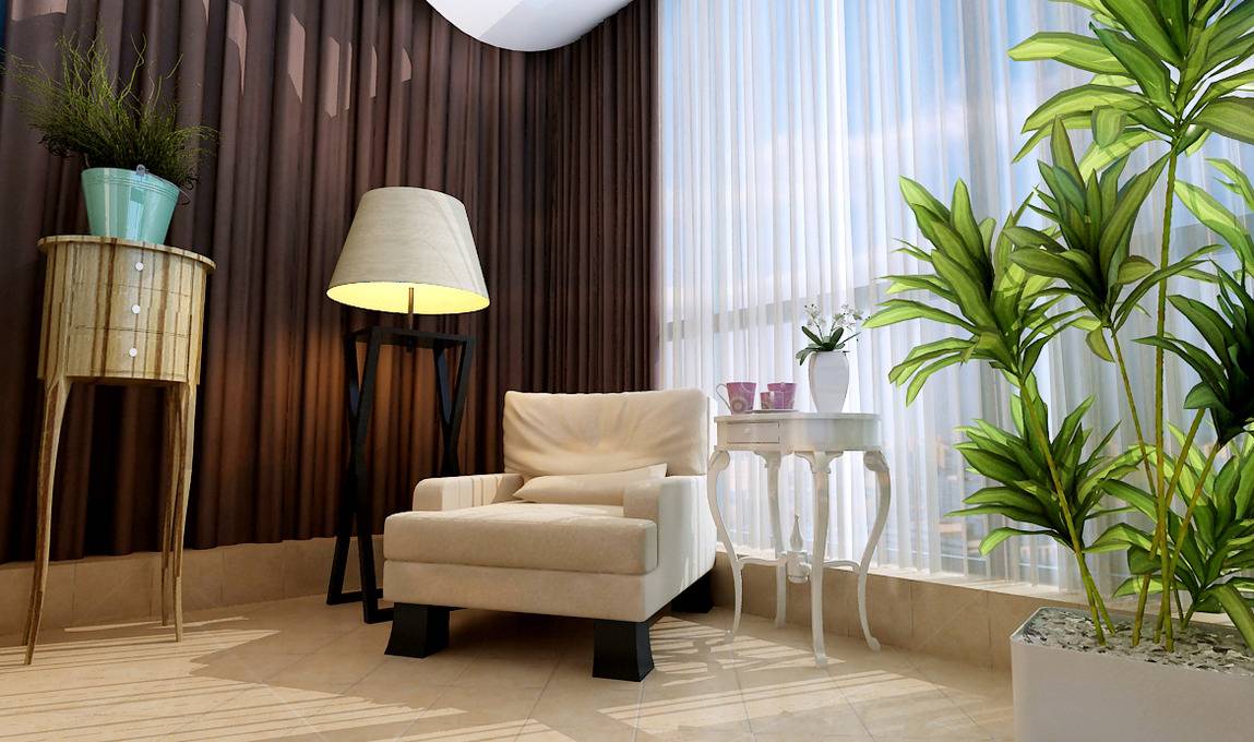 点击大图看下一张：现代装修效果展示