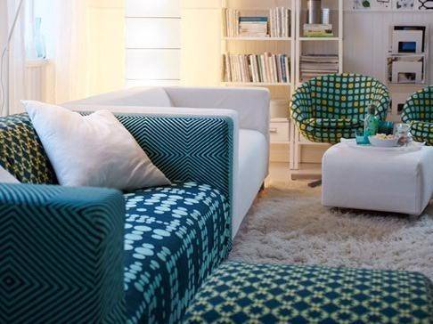 点击大图看下一张：客厅沙发单人沙发装修案例