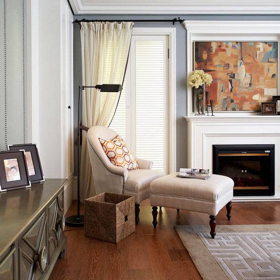 点击大图看下一张：欧式美式客厅沙发装修图