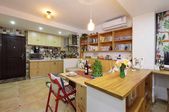 点击大图看下一张:餐厅厨房设计案例