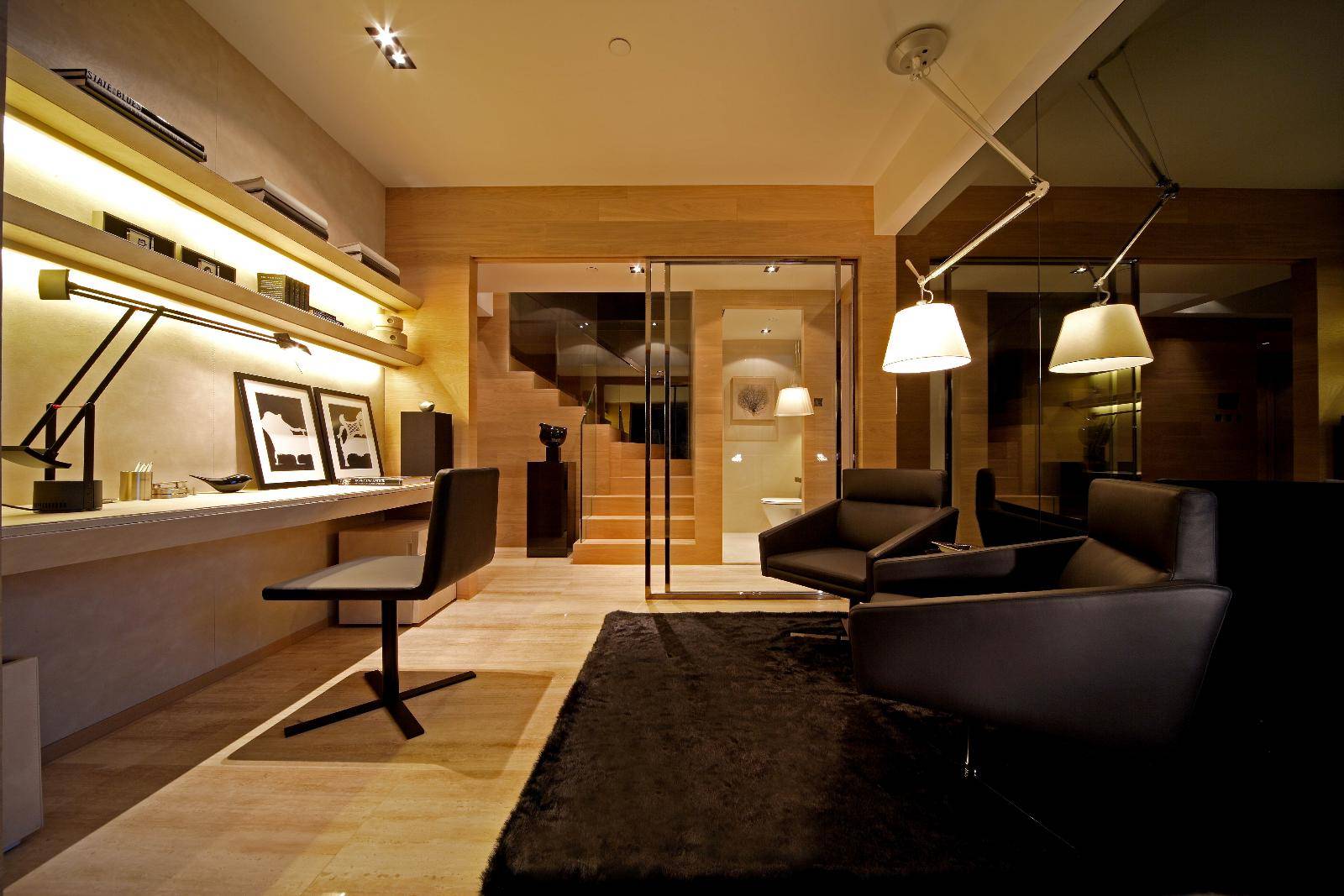 点击大图看下一张：现代简约客厅图片