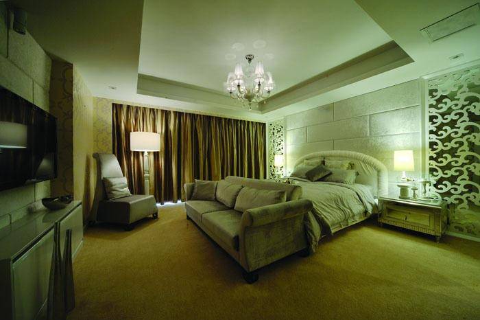 点击大图看下一张：简欧混搭后现代卧室设计案例展示