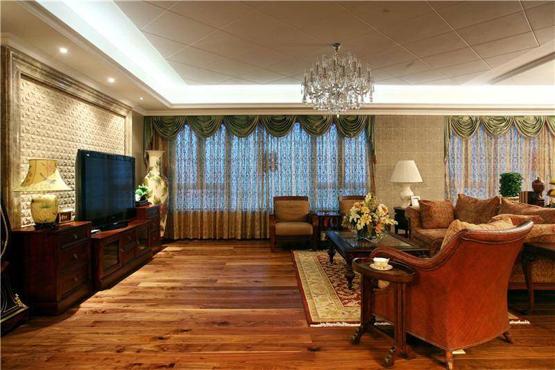 点击大图看下一张：美式客厅设计案例
