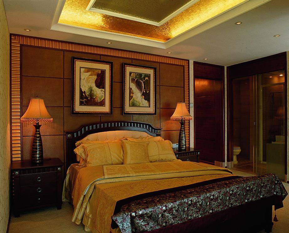 点击大图看下一张：美式卧室设计案例展示