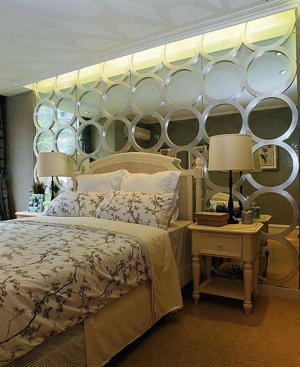 点击大图看下一张：简欧美式韩式卧室装修案例