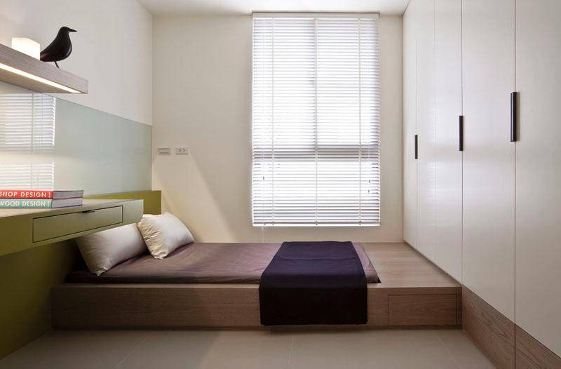 点击大图看下一张：现代简约日式卧室设计案例