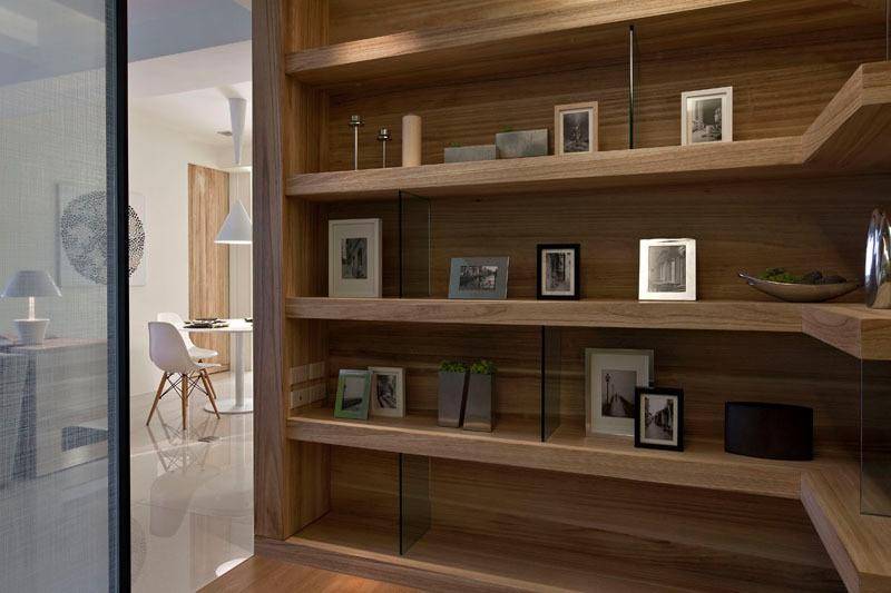 点击大图看下一张：现代简约书房设计案例展示