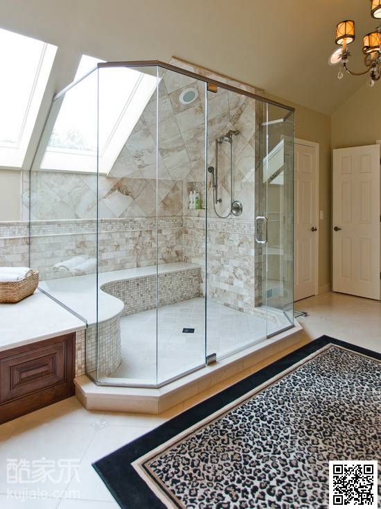 点击大图看下一张：浴室淋浴房设计案例