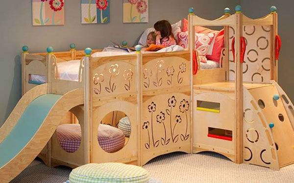 点击大图看下一张：现代简约儿童房设计案例