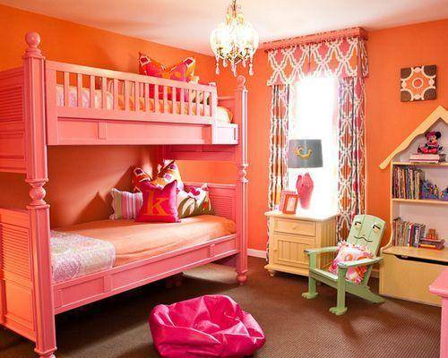 点击大图看下一张：现代简约美式儿童房装修效果展示