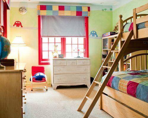 点击大图看下一张：现代简约美式儿童房装修图