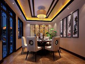 中式中式风格新中式餐厅设计方案