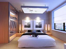 现代卧室吊顶设计方案