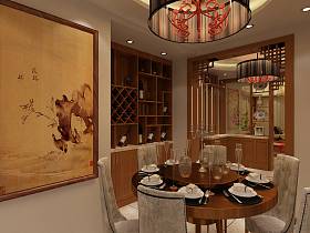 中式餐厅装修案例