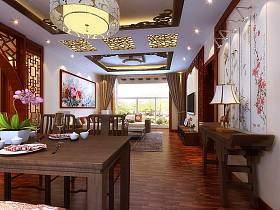 中式餐厅单身公寓吊顶案例展示