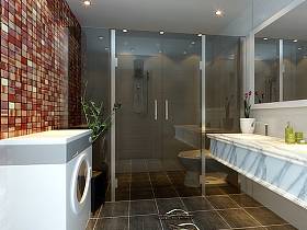 现代简约浴室淋浴房设计方案