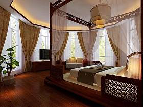 中式中式风格卧室设计方案