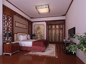 中式卧室设计图