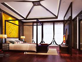 中式中式风格卧室案例展示