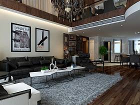 现代现代风格客厅设计方案