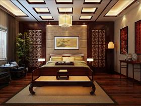 中式卧室设计案例