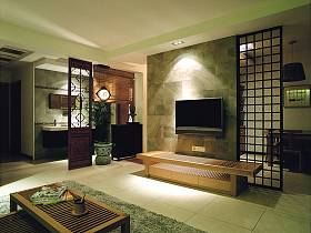 中式新中式客厅背景墙电视背景墙设计图