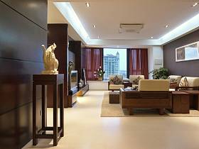 中式新中式客厅装修效果展示