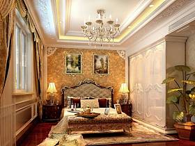 欧式古典欧式风格卧室装修效果展示