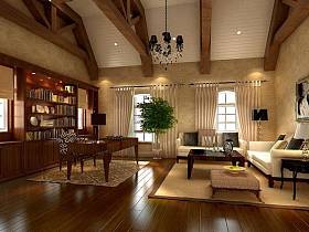 美式美式风格客厅设计案例展示
