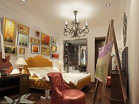 美式美式风格卧室图片