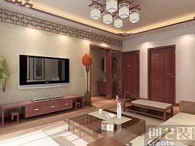 中式中式风格客厅设计案例