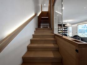 美式美式风格过道楼梯设计案例