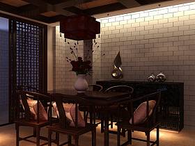 中式中式风格餐厅吊顶图片