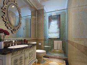欧式浴室淋浴房设计图