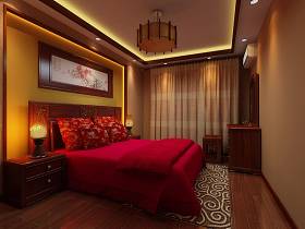 中式中式风格卧室装修效果展示
