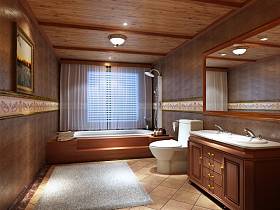 东南亚别墅浴室淋浴房设计案例展示