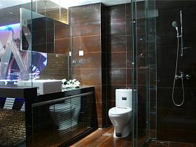现代卫生间一居室设计案例