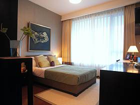 中式中式风格新中式卧室窗帘设计图
