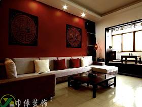 中式中式风格客厅效果图