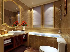 欧式别墅浴室淋浴房案例展示