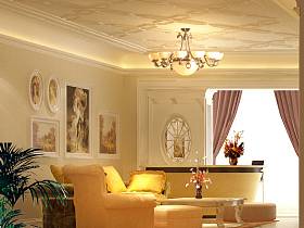 欧式古典客厅设计案例展示