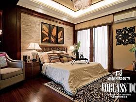 中式新中式卧室装修案例