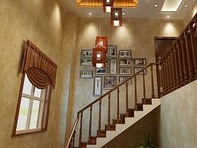 中式吊顶楼梯设计方案