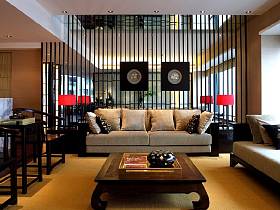 中式中式风格客厅装修效果展示