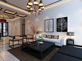 中式客厅沙发设计案例展示